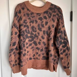 Aerie Sweater Leopard